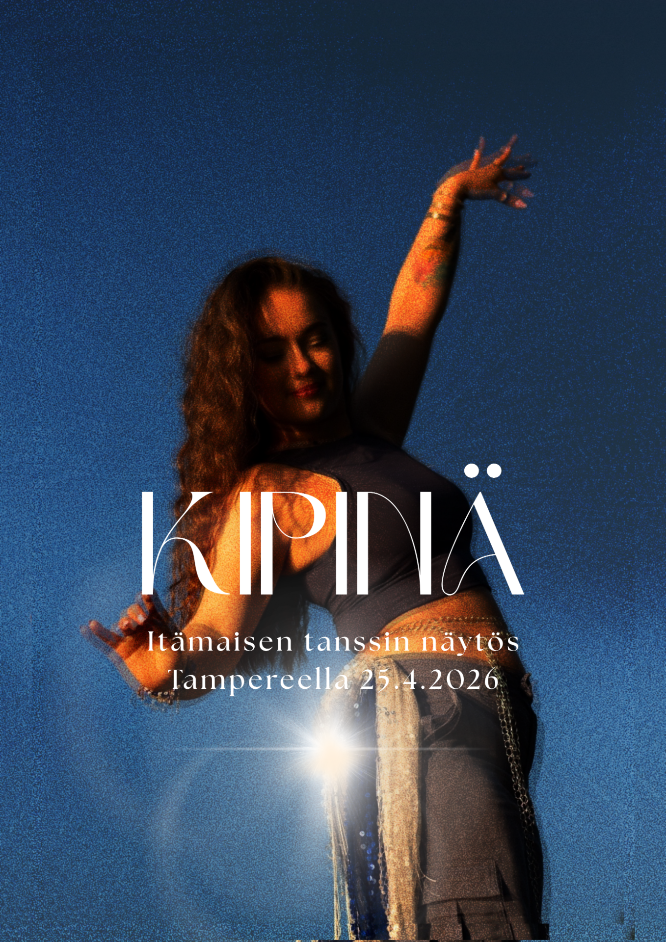 Itämaisen tanssin näytös Kipinä Tampereella Teatteri Telakalla 25.4.2026 